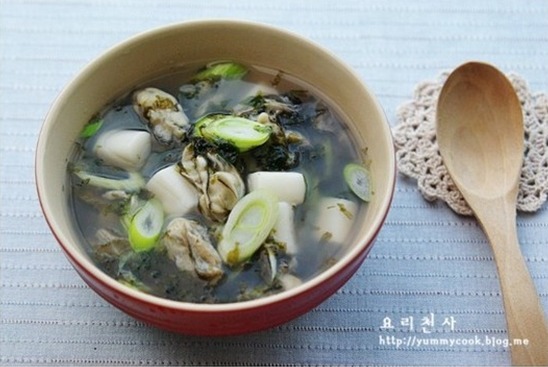 김 굴국, 입에서 바다향기가 납니다 ^^*