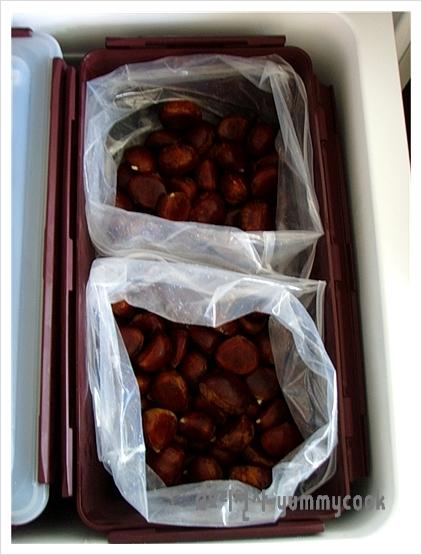 영양솥밥~김치냉장고에 보관한 밤, 간단하고 건강한 밥상