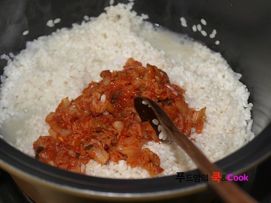 매콤하게 맛있는 낙지김치죽 만들기/슬로우푸드