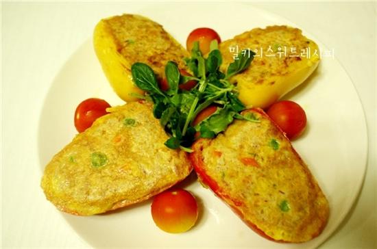 술안주 최고 파프리카 참치전