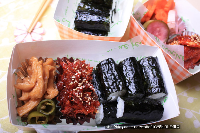 충무김밥 이미지