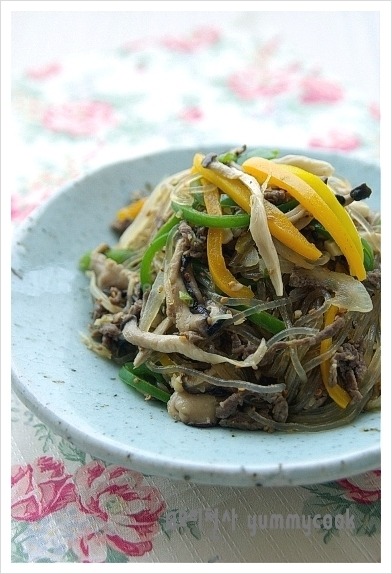 잡채, 실리콘찜기로 하는 초간단잡채~~♬