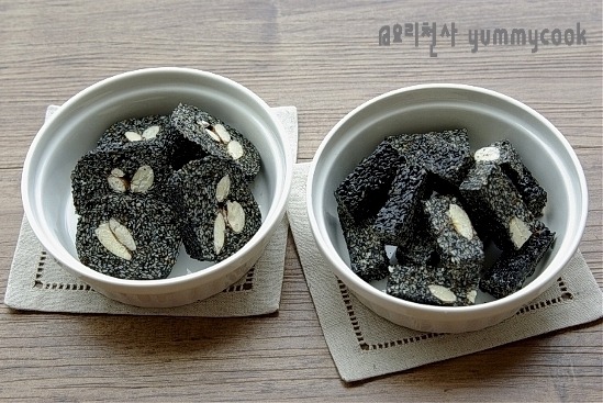 검은깨 강정~~ 우리집 웰빙 주전부리