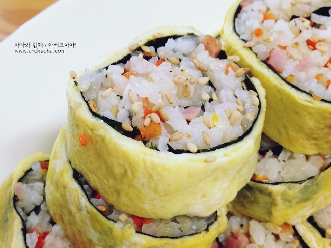 계란김밥 이미지